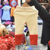 New Year's cute Santa Claus wave dot pullover long sleeve warm heart sweater plus velvet pants